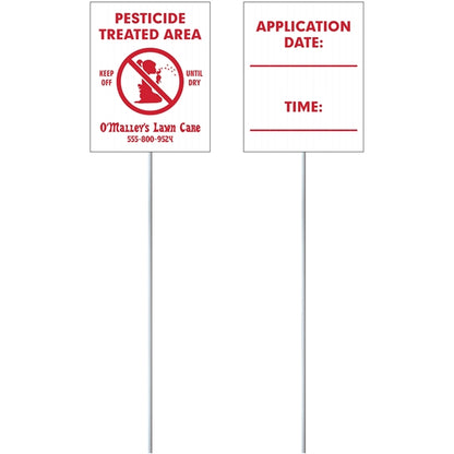 Corrugated Value Posting Signs - Two Sided Print