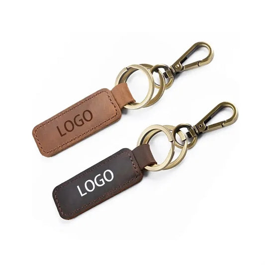 Personalized Leather Keychain