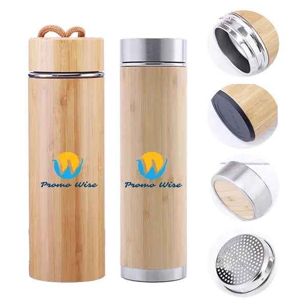 Eco-friendly Bamboo  High Quality Thermos Bottle