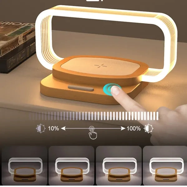 Table Lamp With Wireless Charger
