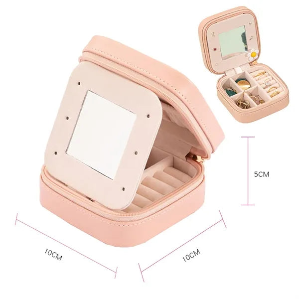 Mini Jewelry Box with Mirror