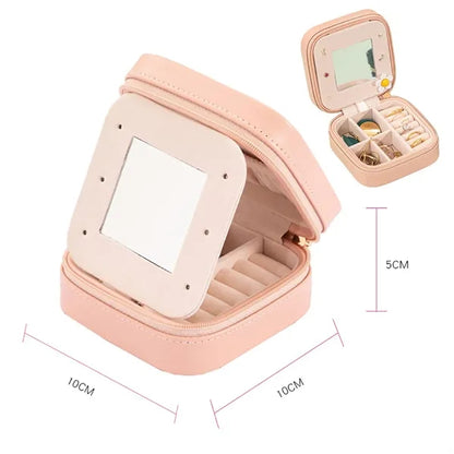 Mini Jewelry Box with Mirror