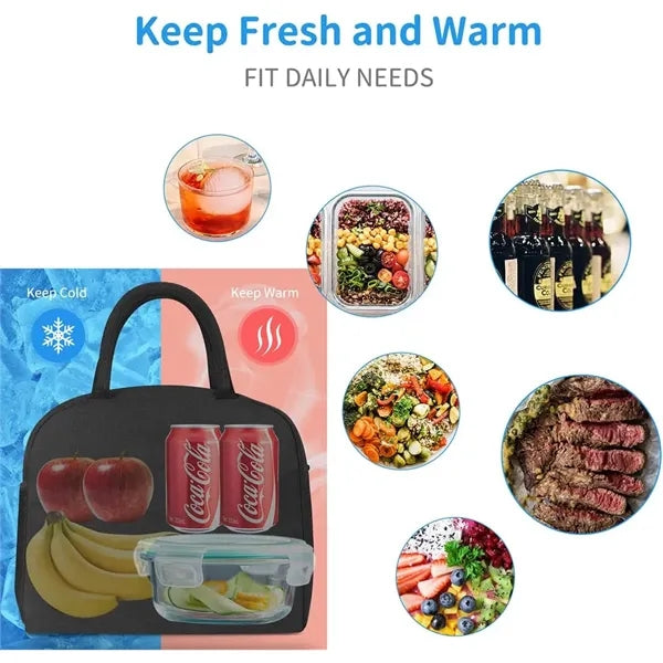 Eco-Friendly Insulated Lunch Tote Bag Perfect for Travel