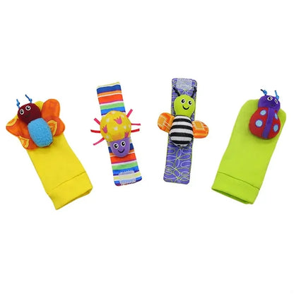 Baby Wrist Rattle Socks and Foot Finder Set