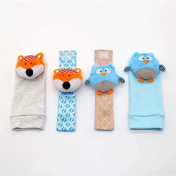 Baby Wrist Rattle Socks and Foot Finder Set