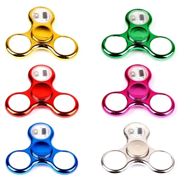 LED Light Changing Fidget Spinner Finger Toy