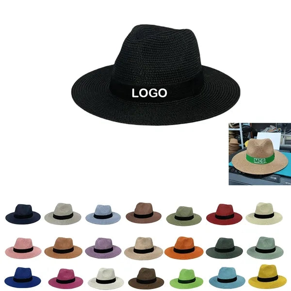 Sun Straw Fedora Beach Hats