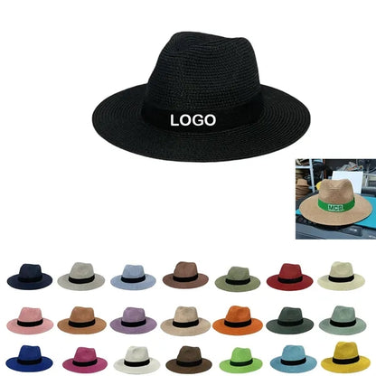 Sun Straw Fedora Beach Hats