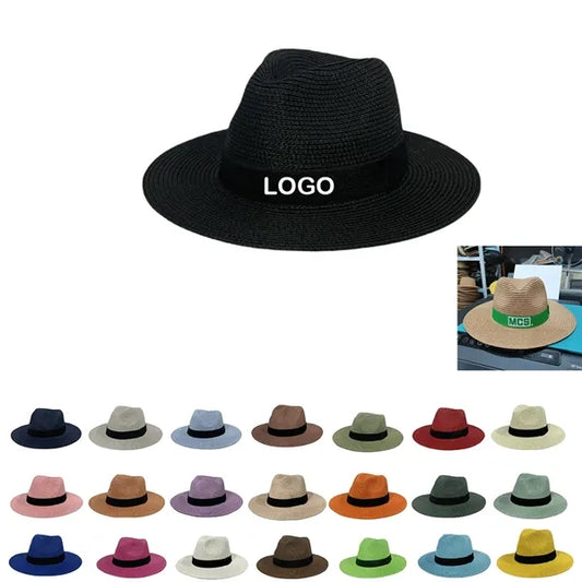 Sun Straw Fedora Beach Hats