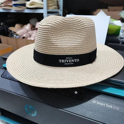Sun Straw Fedora Beach Hats