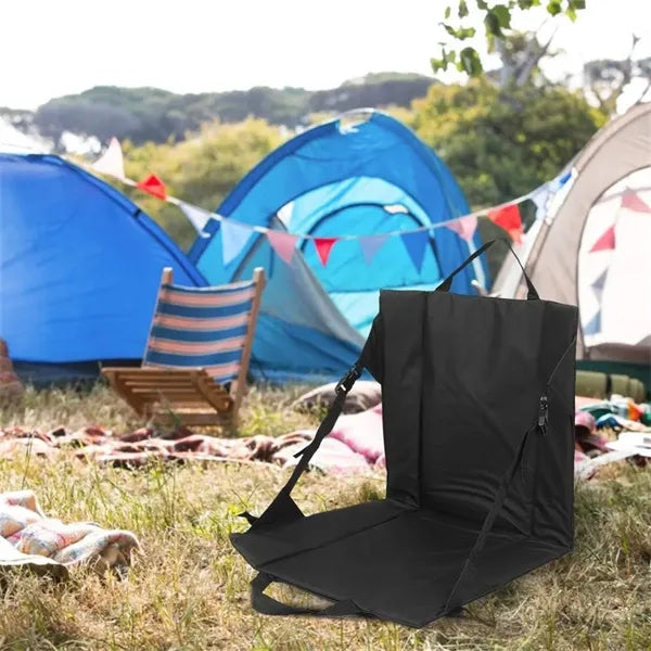 Folding Cushion Beach Chair Portable