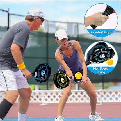 Wooden Pickleball Paddle & Ball Set w/ Kcraft Paper Box
