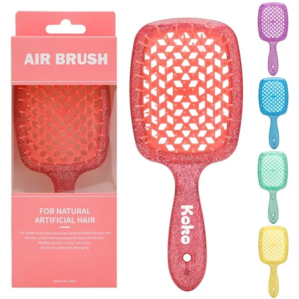 Wet & Dry Vented Detangling Hair Brush