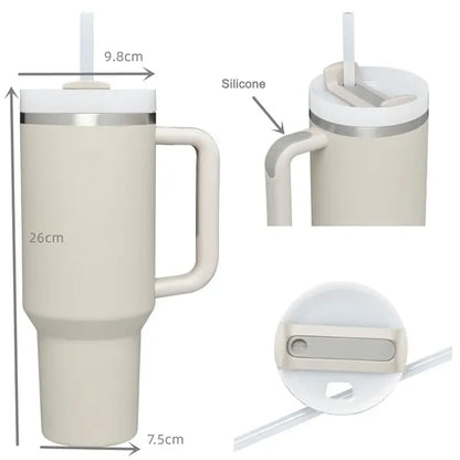 40oz Vacuum Insulated Tumbler with Lid and Straw