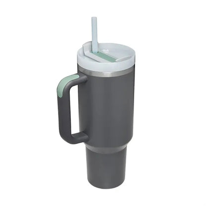 40oz Vacuum Insulated Tumbler with Lid and Straw