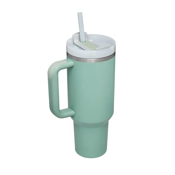 40oz Vacuum Insulated Tumbler with Lid and Straw