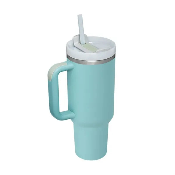 40oz Vacuum Insulated Tumbler with Lid and Straw