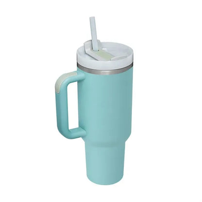 40oz Vacuum Insulated Tumbler with Lid and Straw