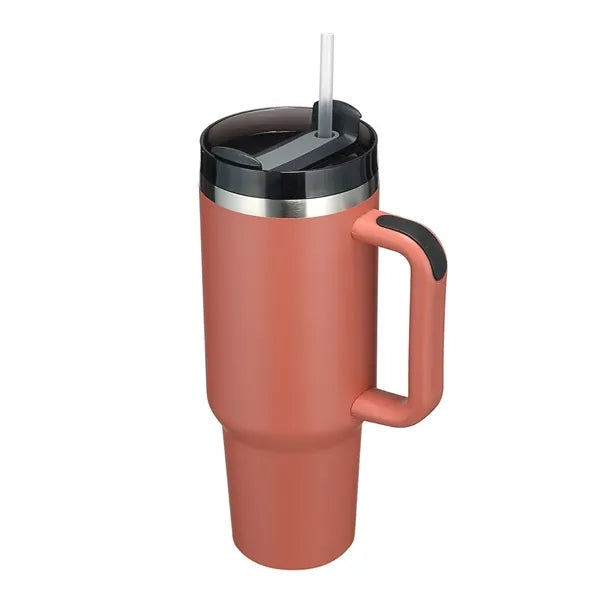 40oz Vacuum Insulated Tumbler with Lid and Straw