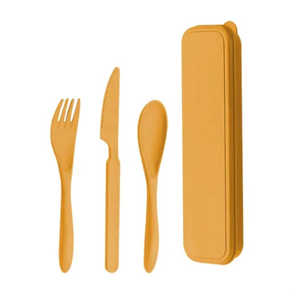 Portable Travel Utensils Set with Case