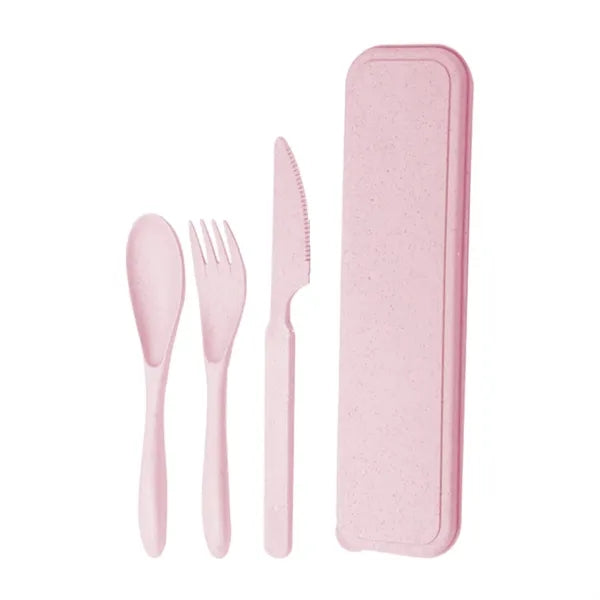 Portable Travel Utensils Set with Case