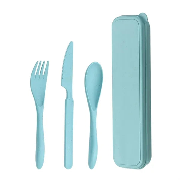 Portable Travel Utensils Set with Case
