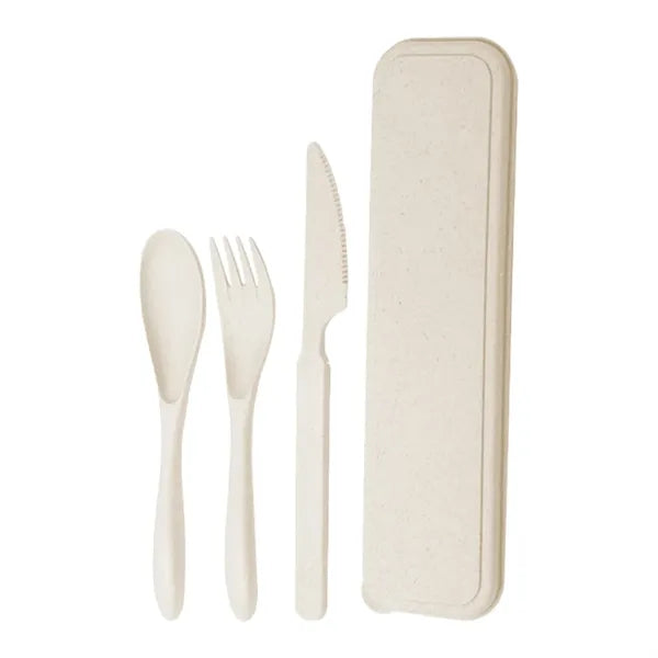 Portable Travel Utensils Set with Case