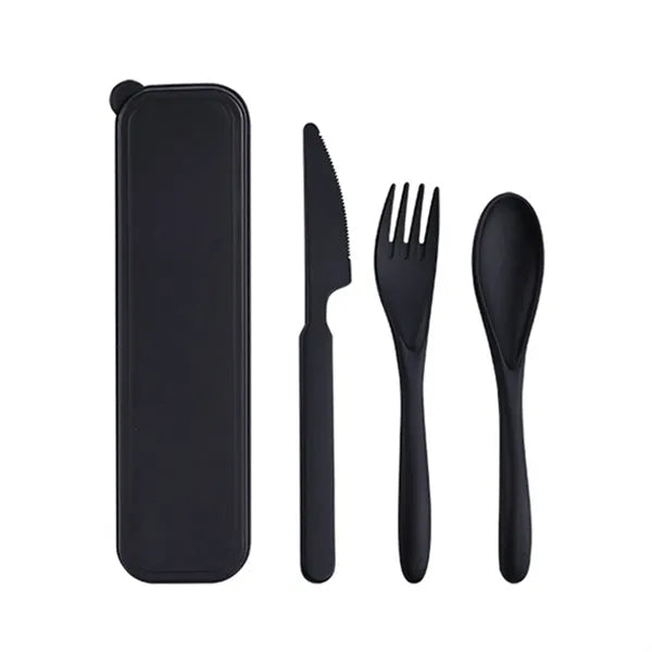 Portable Travel Utensils Set with Case