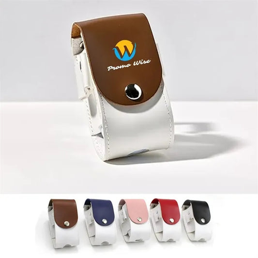 Golf ball Mini Leather Bag with Tees Slot