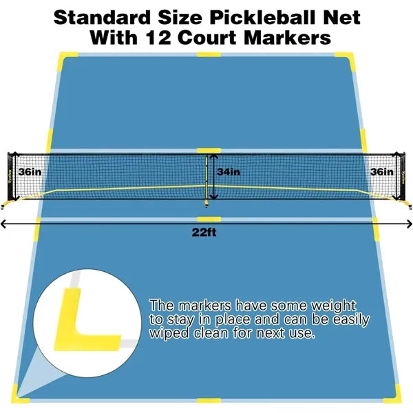 Pickleball Silicone Field line