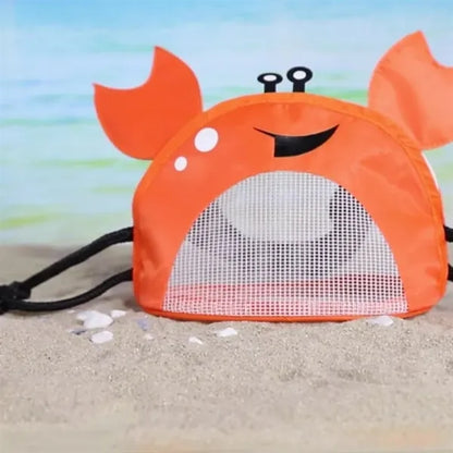 Crab Seashell Mesh Bag