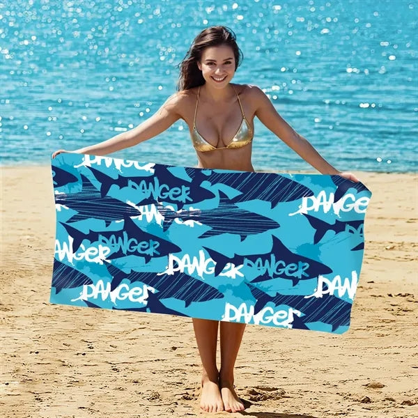 Microfiber Lightweight Thin Beach Towel Sandproof