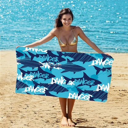 Microfiber Lightweight Thin Beach Towel Sandproof