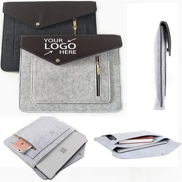 13 14 15 Inch Felt Laptop Sleeve Breifcase Cover