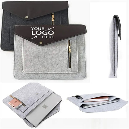13 14 15 Inch Felt Laptop Sleeve Breifcase Cover