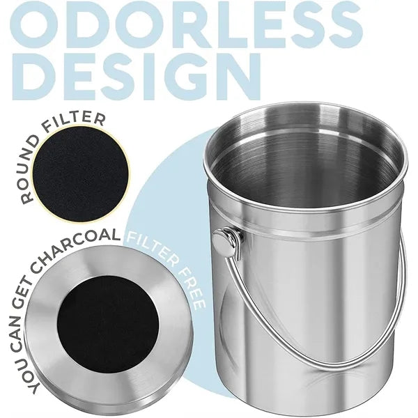 Stainless Steel Kitchen Composter