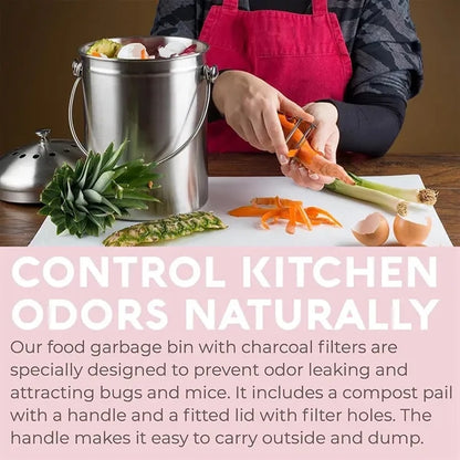 Stainless Steel Kitchen Composter