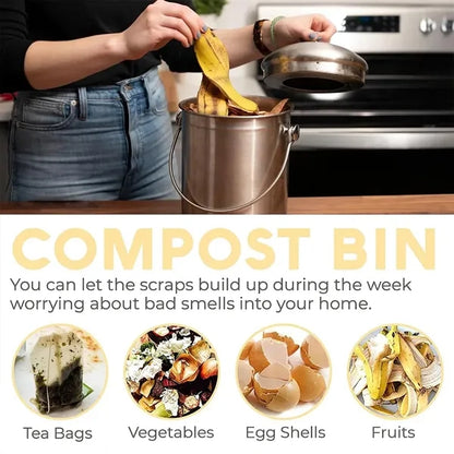 Stainless Steel Kitchen Composter