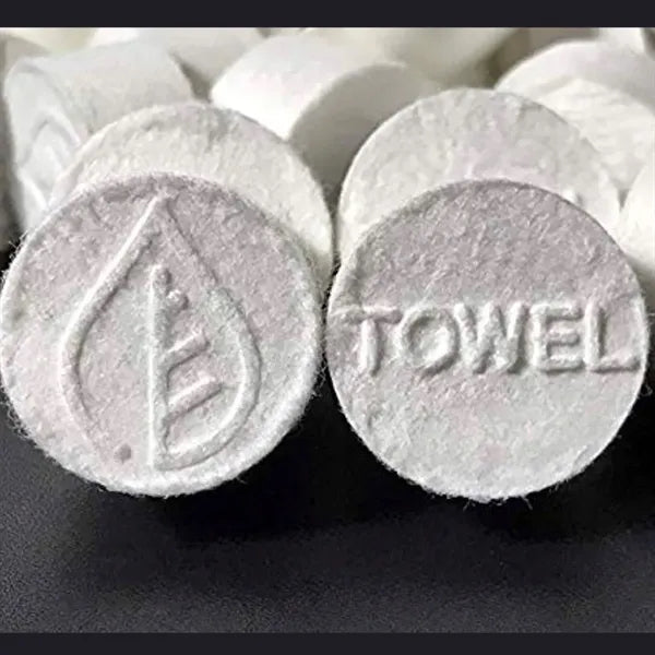 10 Pack Coin Compressed Tissues