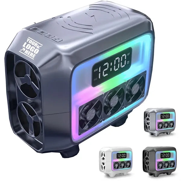 Wireless Charging Alarm Clock Speaker
