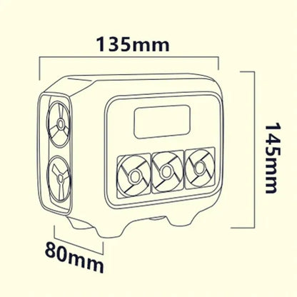 Wireless Charging Alarm Clock Speaker