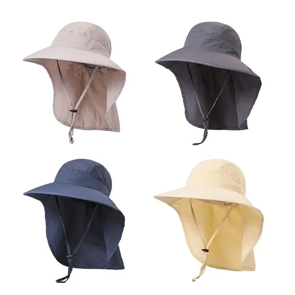 Fishing Cap with Neck Flap