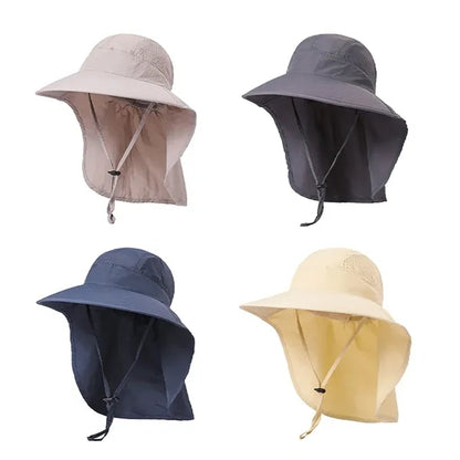Fishing Cap with Neck Flap