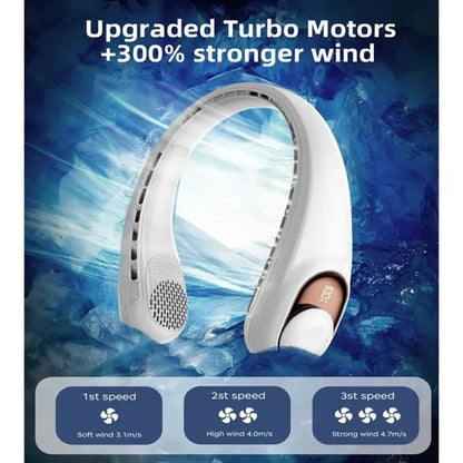 Personal Neck Fan with LED Display