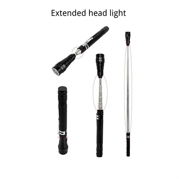 3 LED Telescopic Flashlights Torch