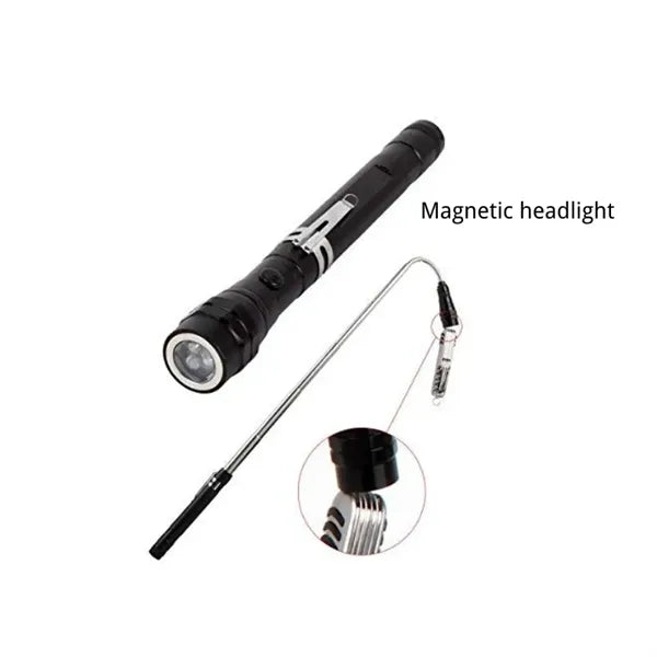3 LED Telescopic Flashlights Torch