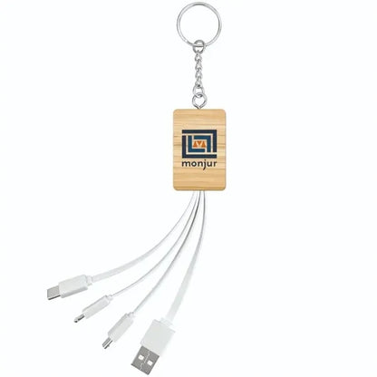 4-in-1 Bamboo Charging Cable