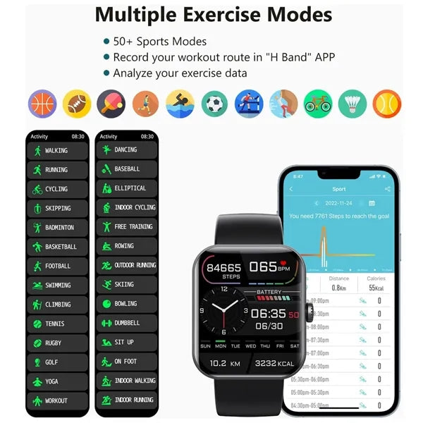 Smart Watch Fitness Tracker FDA Approved