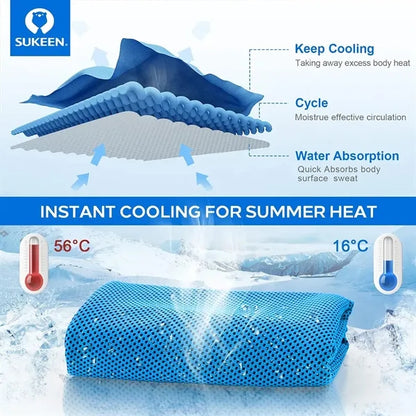 Breathable Chilly Towel with carry bottle