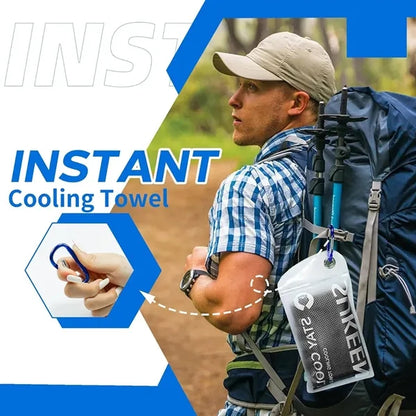 Breathable Chilly Towel with carry bottle